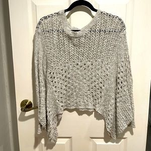 Express Knit Poncho Sweater
